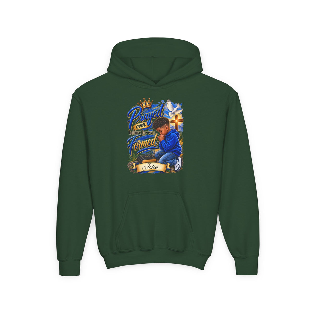 Prayed Over before he was born Youth Sweatshirt