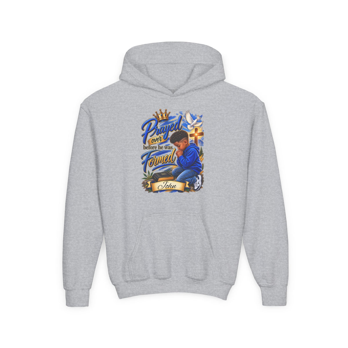 Prayed Over before he was born Youth Sweatshirt