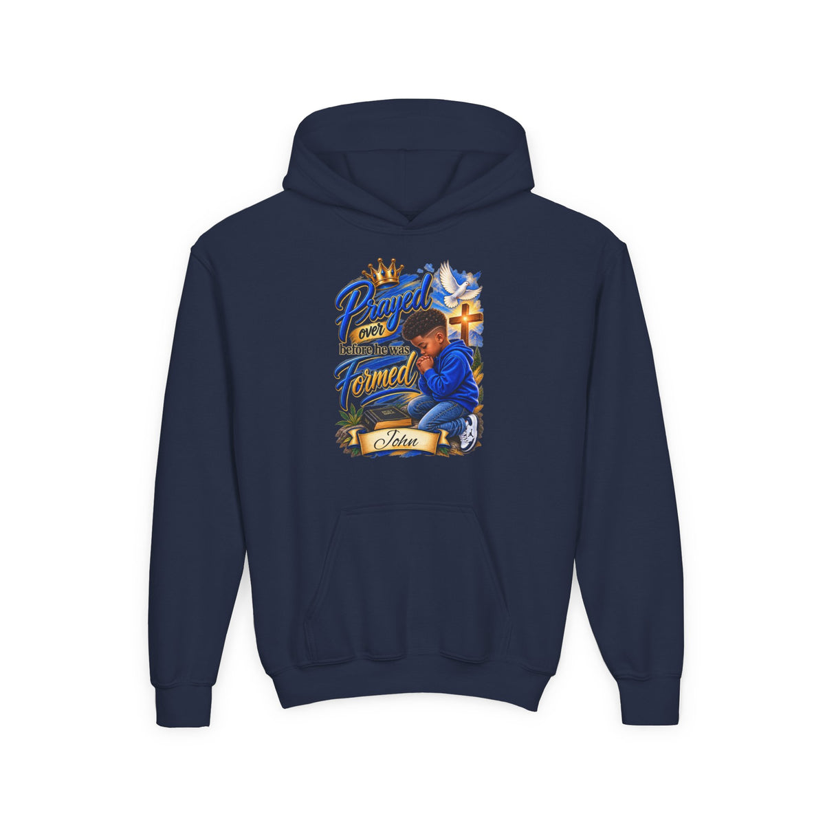 Prayed Over before he was born Youth Sweatshirt