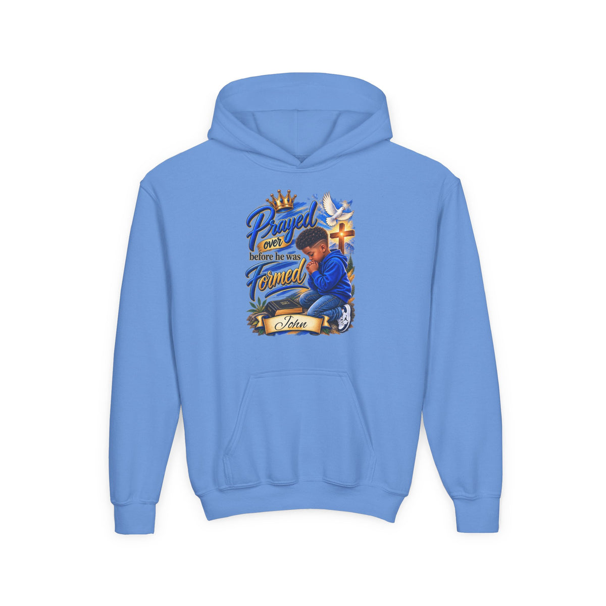 Prayed Over before he was born Youth Sweatshirt