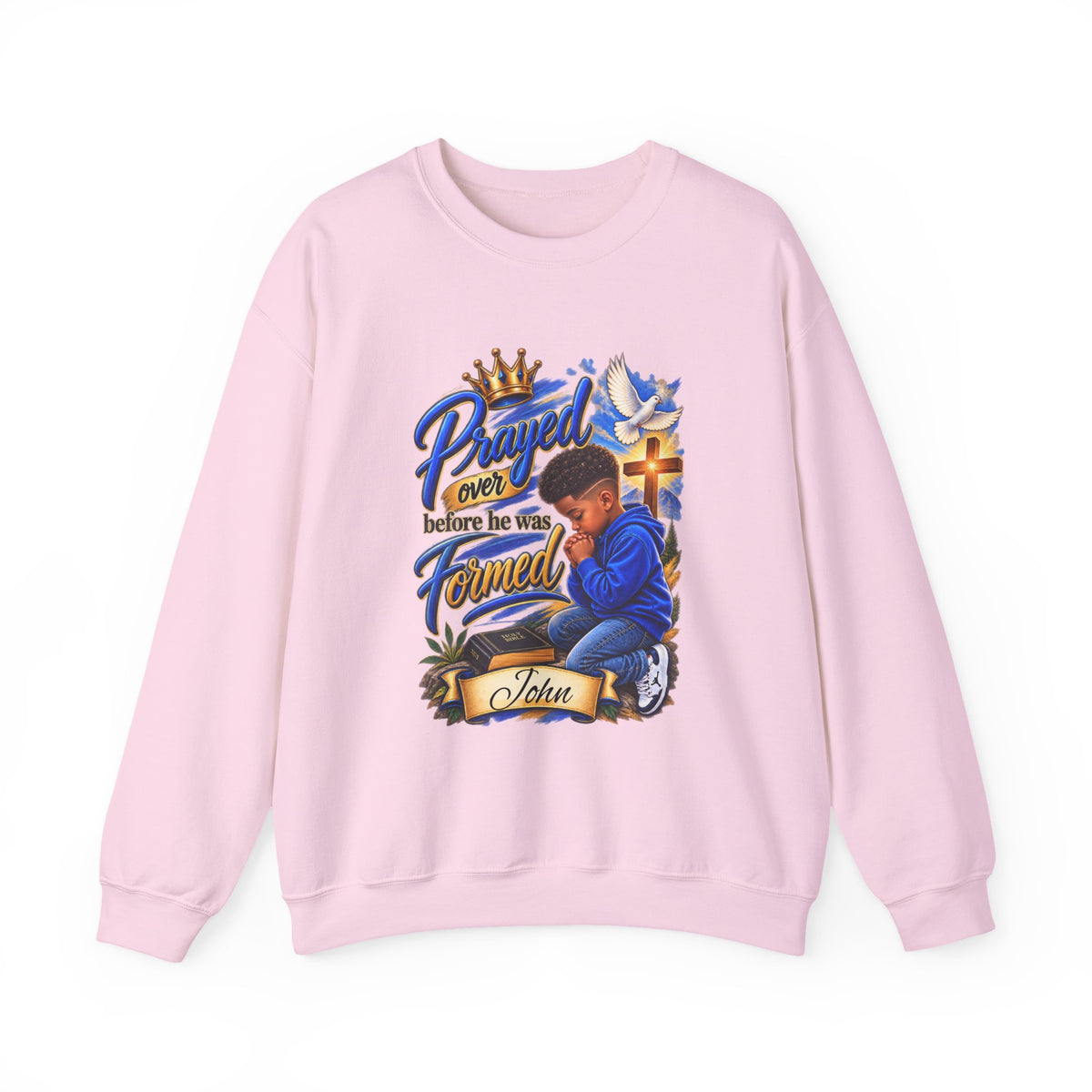 Prayed Over Before He Was Formed - Personalized Sweatshirt