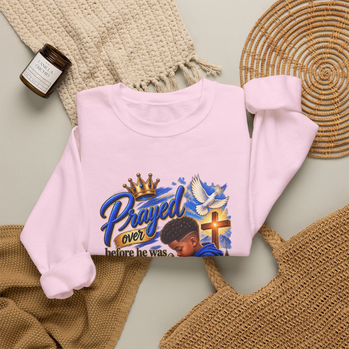 Prayed Over Before He Was Formed - Personalized Sweatshirt