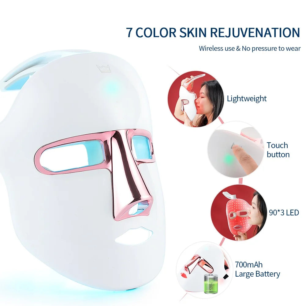 Wireless Photon LED Face Mask