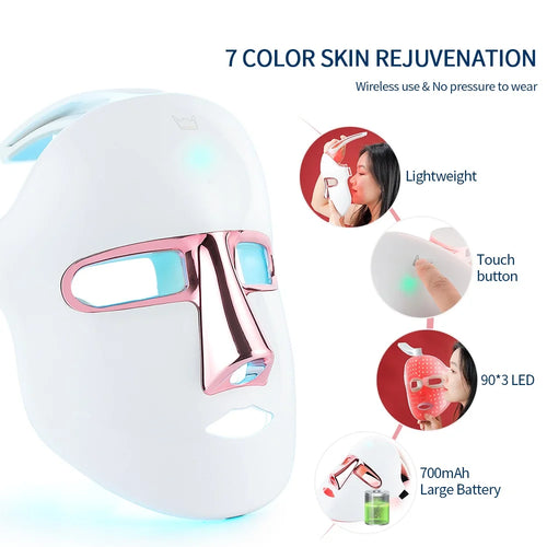 Wireless Photon LED Face Mask