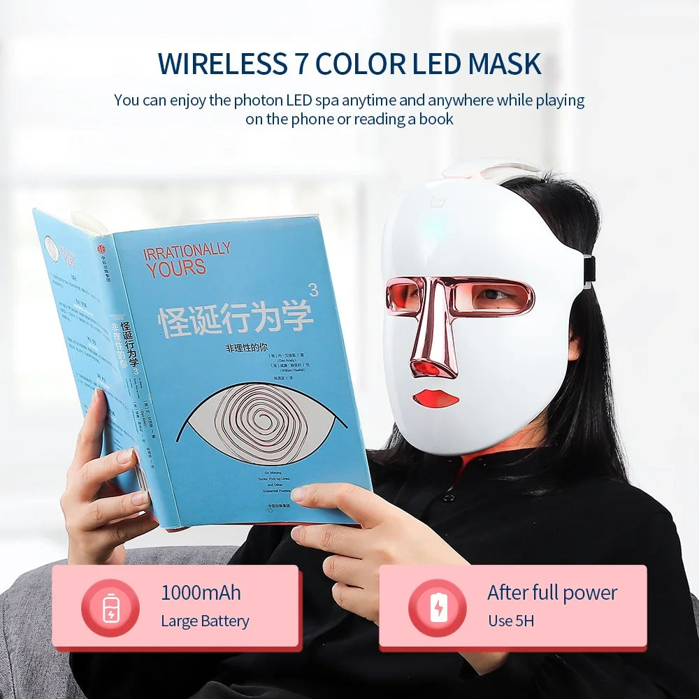 Wireless Photon LED Face Mask