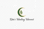 Rita's Healing Harvest Logo - High Contrast